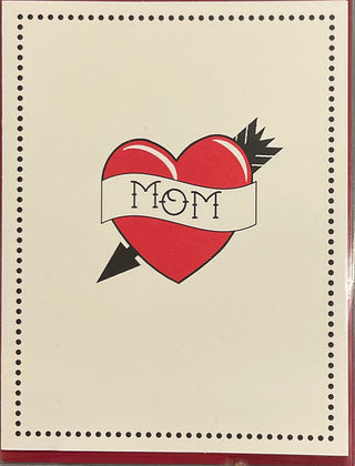 Mom Card - Heart with Arrow