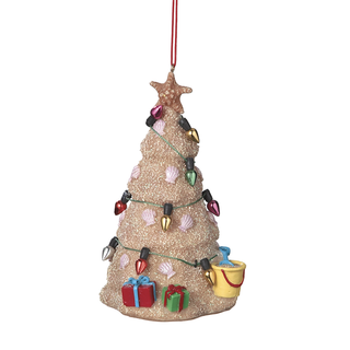Sand Tree Christmas Ornament