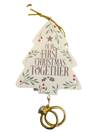 "Our First Christmas Together" Newlyweds Ornament