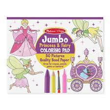 Princess and Fairy Jumbo Coloring Pad