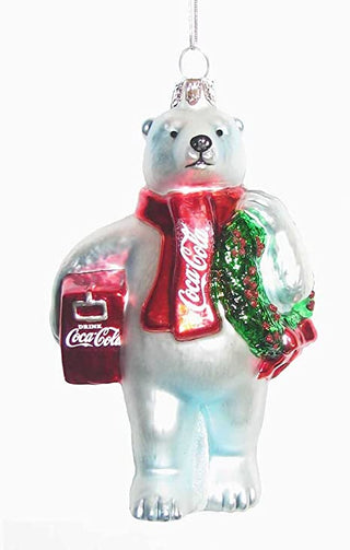 Kurt Adler Coca Cola Polar Bear Ornament