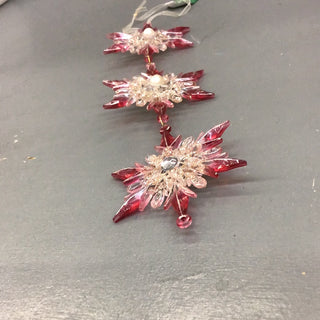 Kurt Adler Dangle Snowflake Ornament