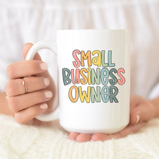 Small Business Owner Colorful Mug