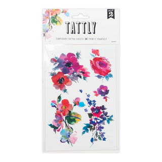 Tattly Floral Temporary Tattoo Sheet