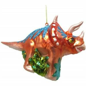 December Diamonds Triceratops Ornament