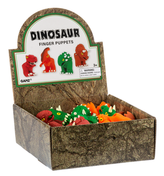 Rubber Dinosaur Finger Puppets