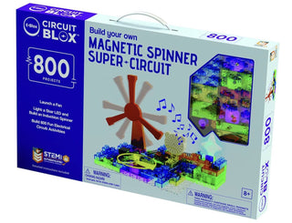 E-BLOX BUILD YOUR OWN MAGNETIC SPINNER SUPER CIRCUIT