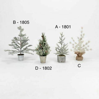 Winter Potted Trees - 4 Styles