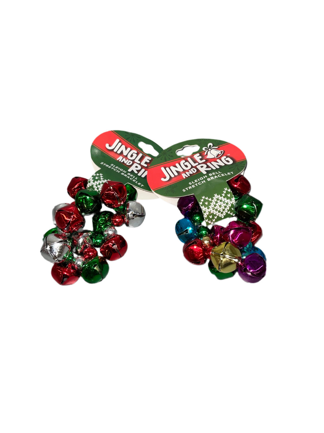Jingle & Ring Sleigh Bell Stretch Bracelet