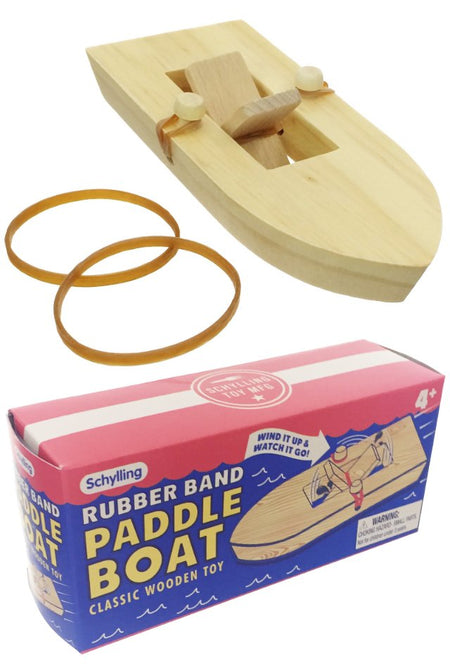 Rubber Band Paddle Boat