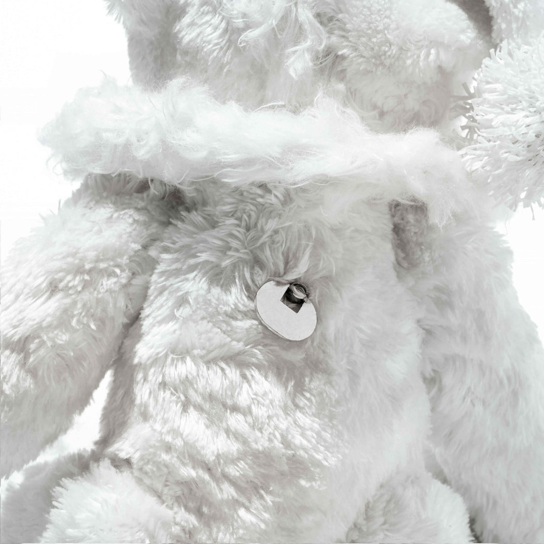 Steiff White Musical Christmas Teddy EAN 007293