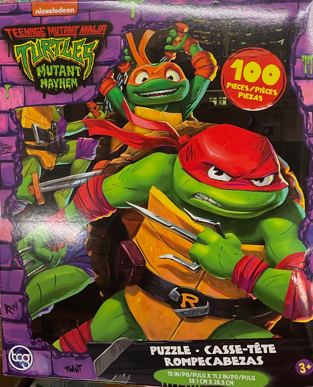 100 Piece Teenage Mutant Ninja Turtles Puzzle