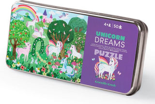 50-Piece Puzzle Tin | Unicorn Dreams