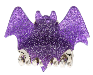 Glitter Bat Claw Clip