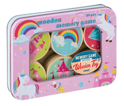 Wooden Unicorn Memory Game