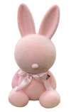 Large Flocked Sitting Bunny 20" Figure
