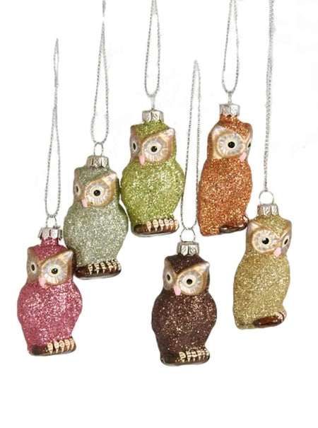 Tiniest Owl Glass Ornament