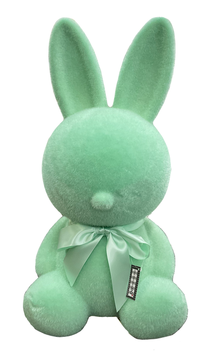 Large Flocked Sitting Bunny 20" Figure
