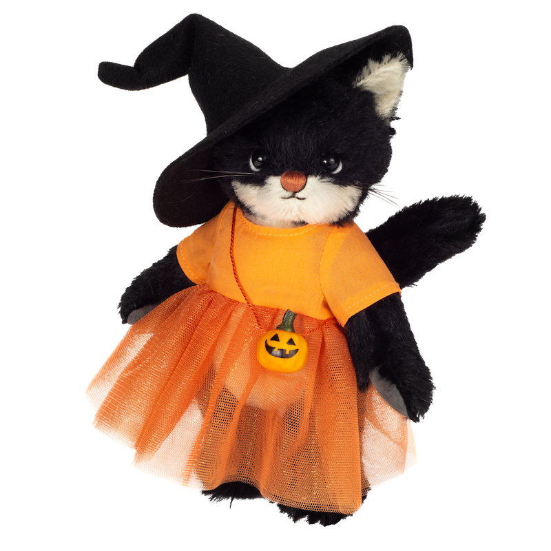 Teddy Hermann Cat Witch - Harriet