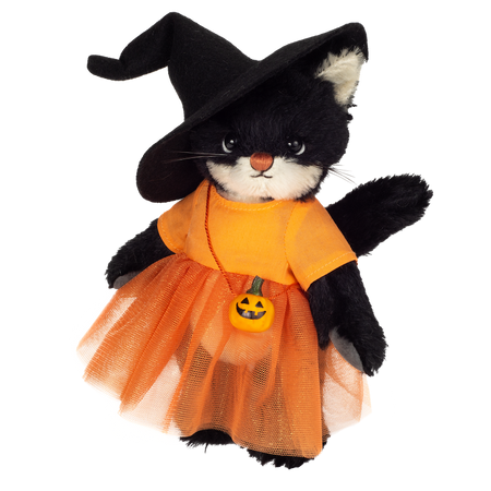 Teddy Hermann Cat Witch - Harriet