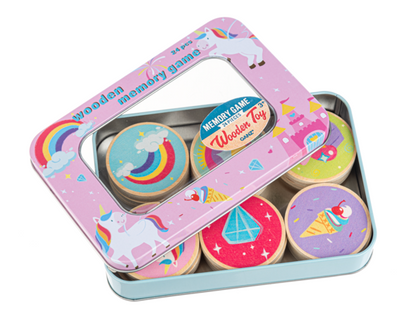 Wooden Unicorn Memory Game