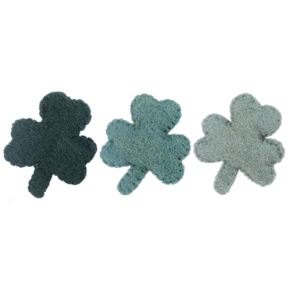 Mini Wool Shamrock