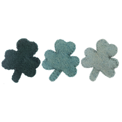 Mini Wool Shamrock