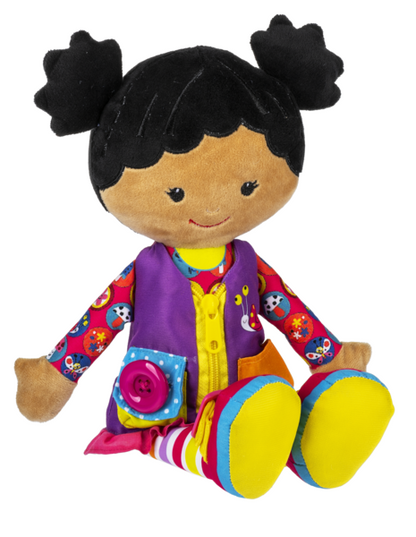 Learn to Dress - Black Hair Doll