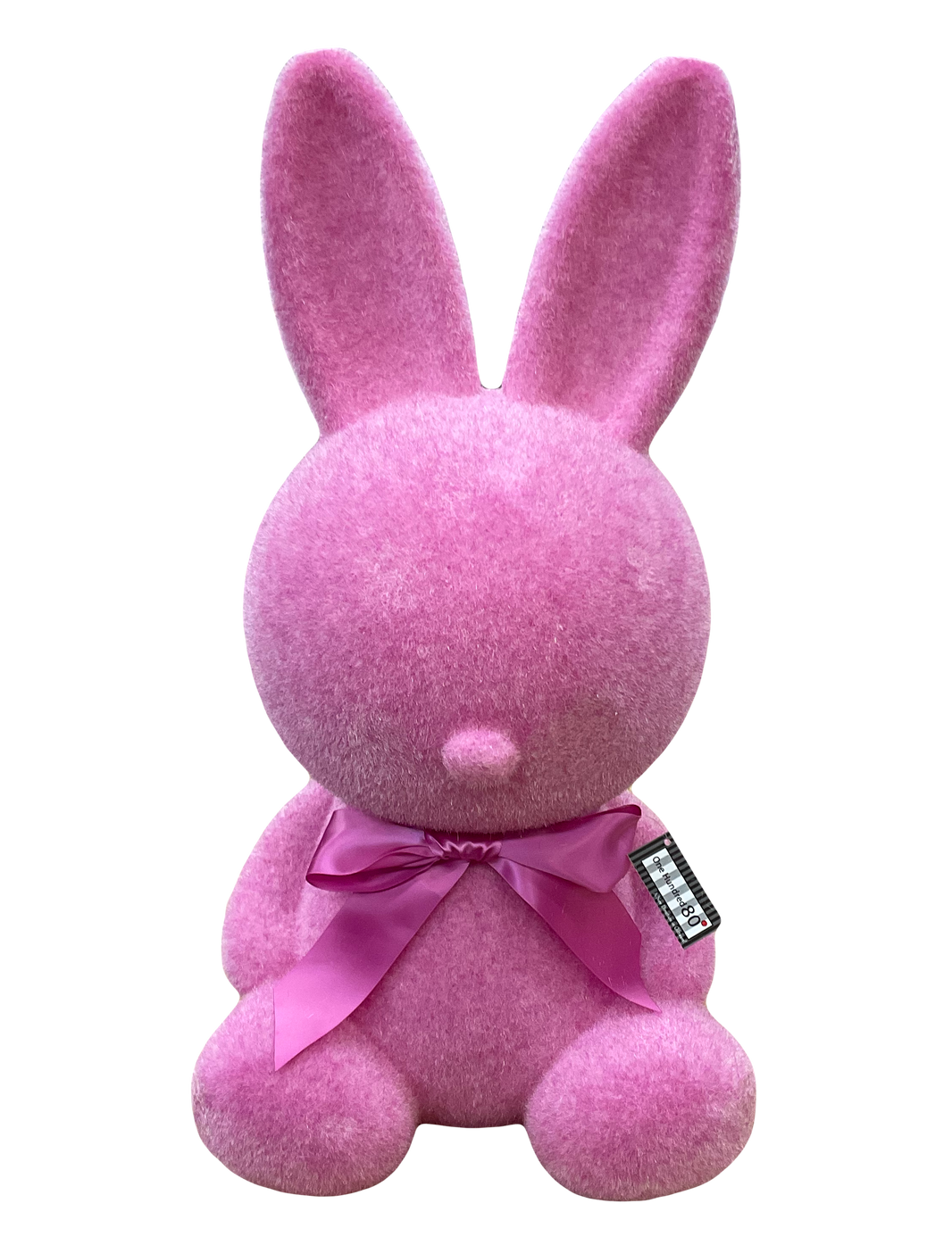 Large Flocked Sitting Bunny 20" Figure
