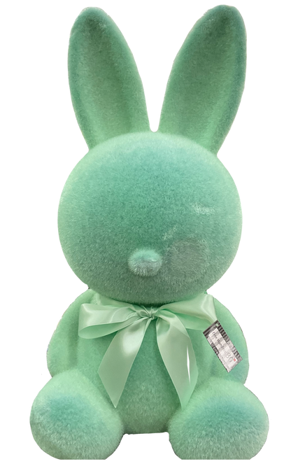 Large Flocked Sitting Bunny 20" Figure