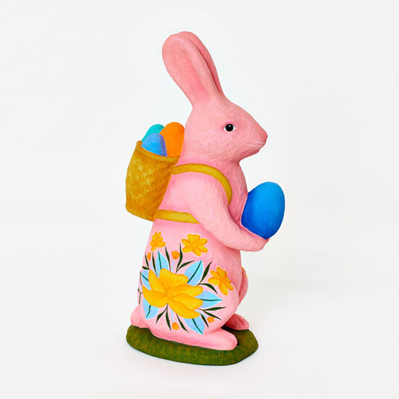 30" Pink Chocolate Bunny with Basket Backpack