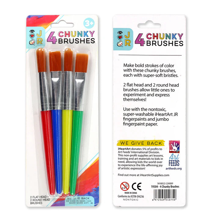 4 Chunky Brushes | iHeartArt Jr