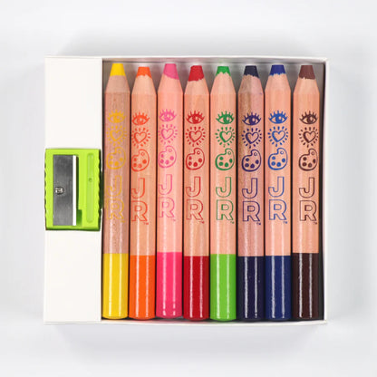 8 Chubby Watercolor Pencils | iHeartArt Jr