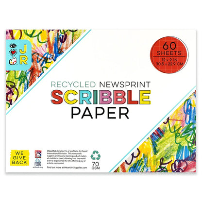 Recycled Newsprint Scribble Pad | iHeartArt Jr