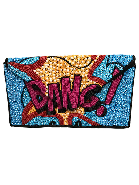 Bang Beaded Clutch