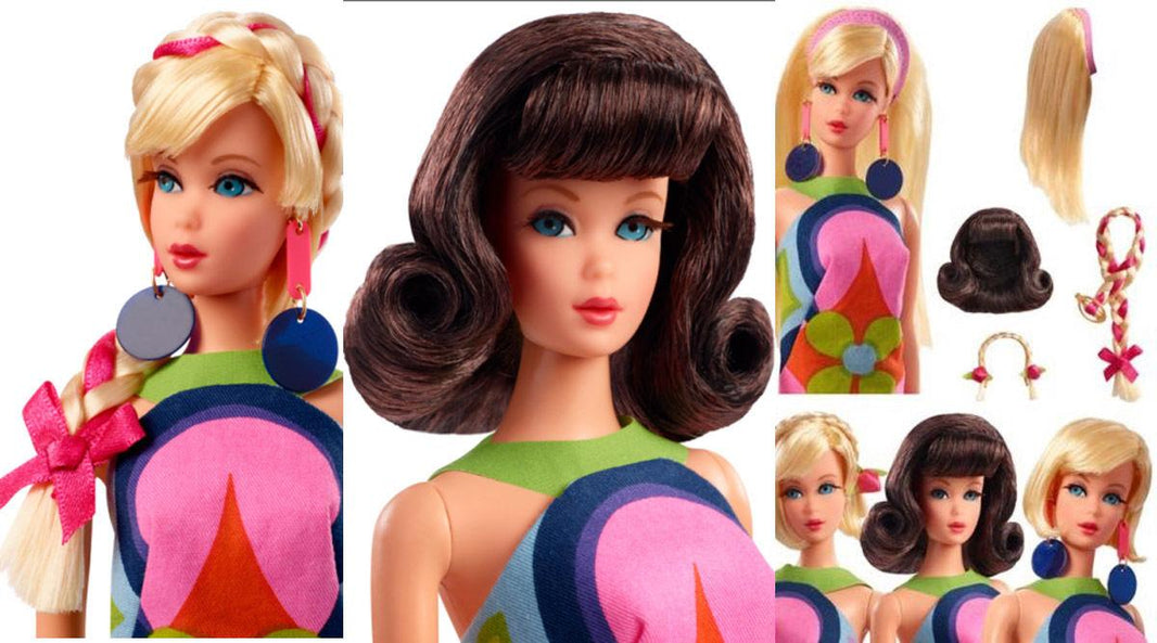 2016 Hair Fair Barbie Doll Set 50th Anniversary Gold Label | Pre-Owned