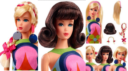 2016 Hair Fair Barbie Doll Set 50th Anniversary Gold Label | Pre-Owned