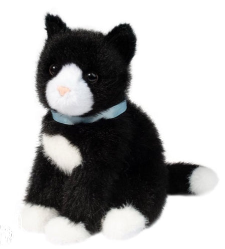 Mini 6” Tuxedo Cat Plush