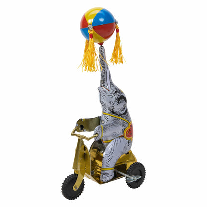Elephant On Bike | Tin Wind Up