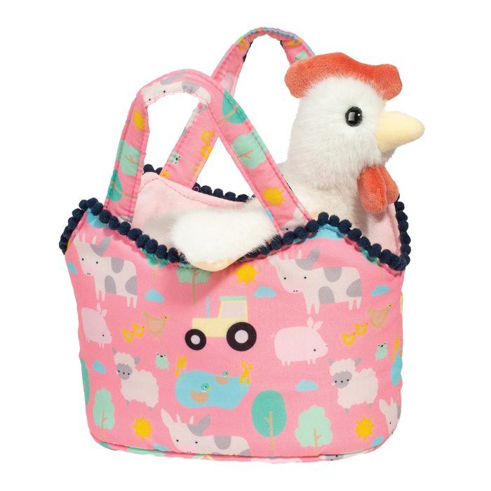 Farm Friends Sassy Sak with White Hen | 2156