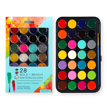 28 Bold + Bright Watercolors | iHeartArt