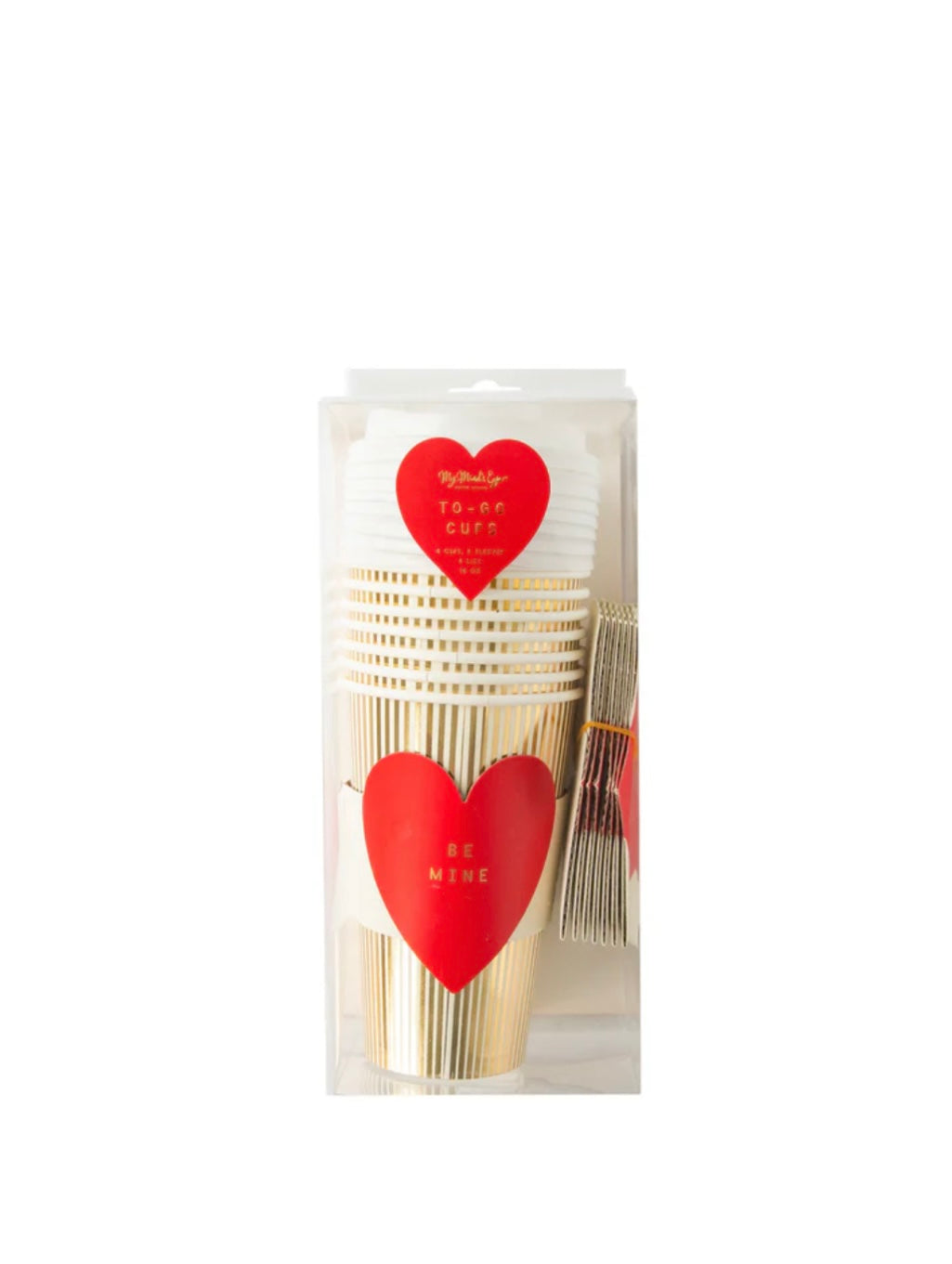 Red Be Mine To-Go Cups