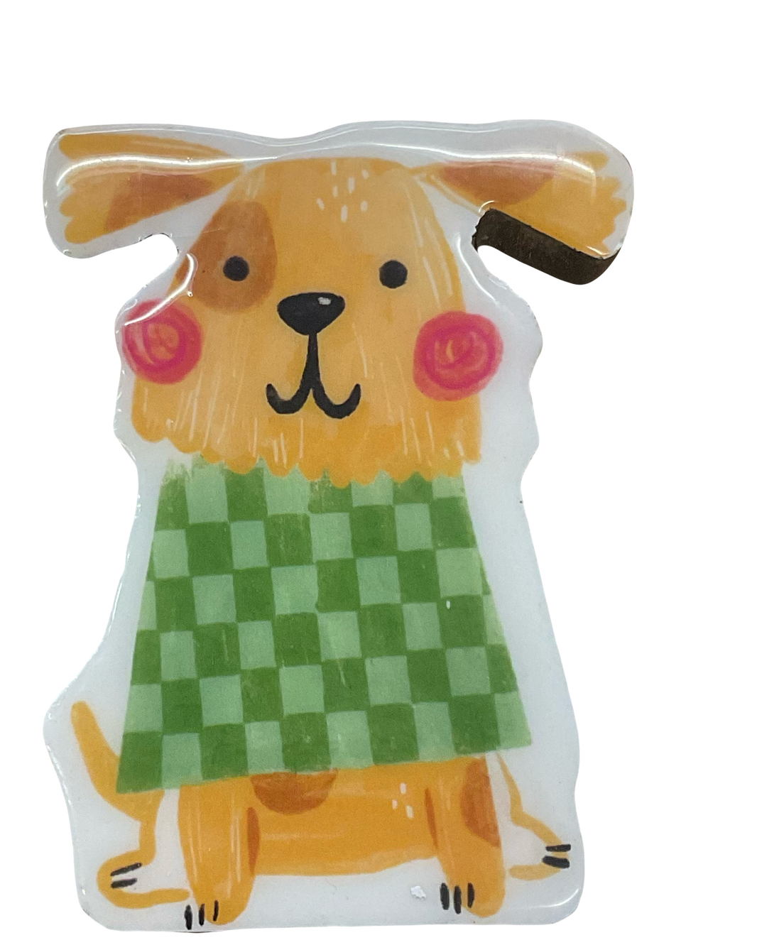 Dog Wooden Block Art