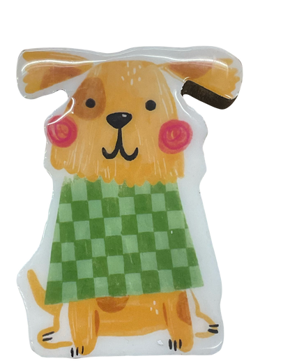 Dog Wooden Block Art