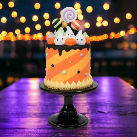 12 in. Orange Halloween Cake