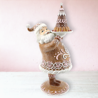 Gingerbread Santa with Dessert | December Diamonds