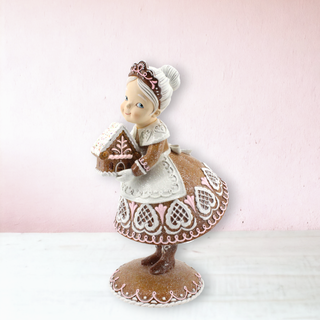 Gingerbread Mrs Claus with Dessert | December Diamonds