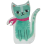 Cat Wooden Block Art