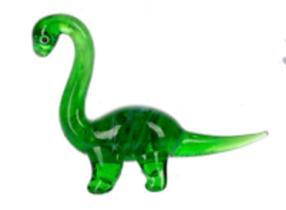 Mini Glass Dinosaur Figurines