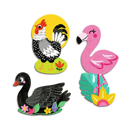 62 Gommettes Stickers | Baby Bird
